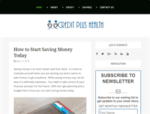 Tablet Screenshot of creditplushealth.org